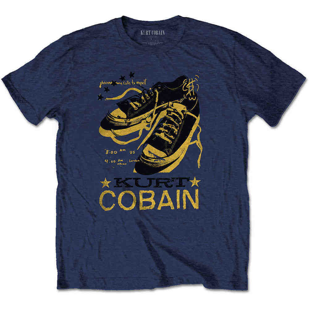 Kurt Cobain - Laces Tshirt Enfant - Bleu